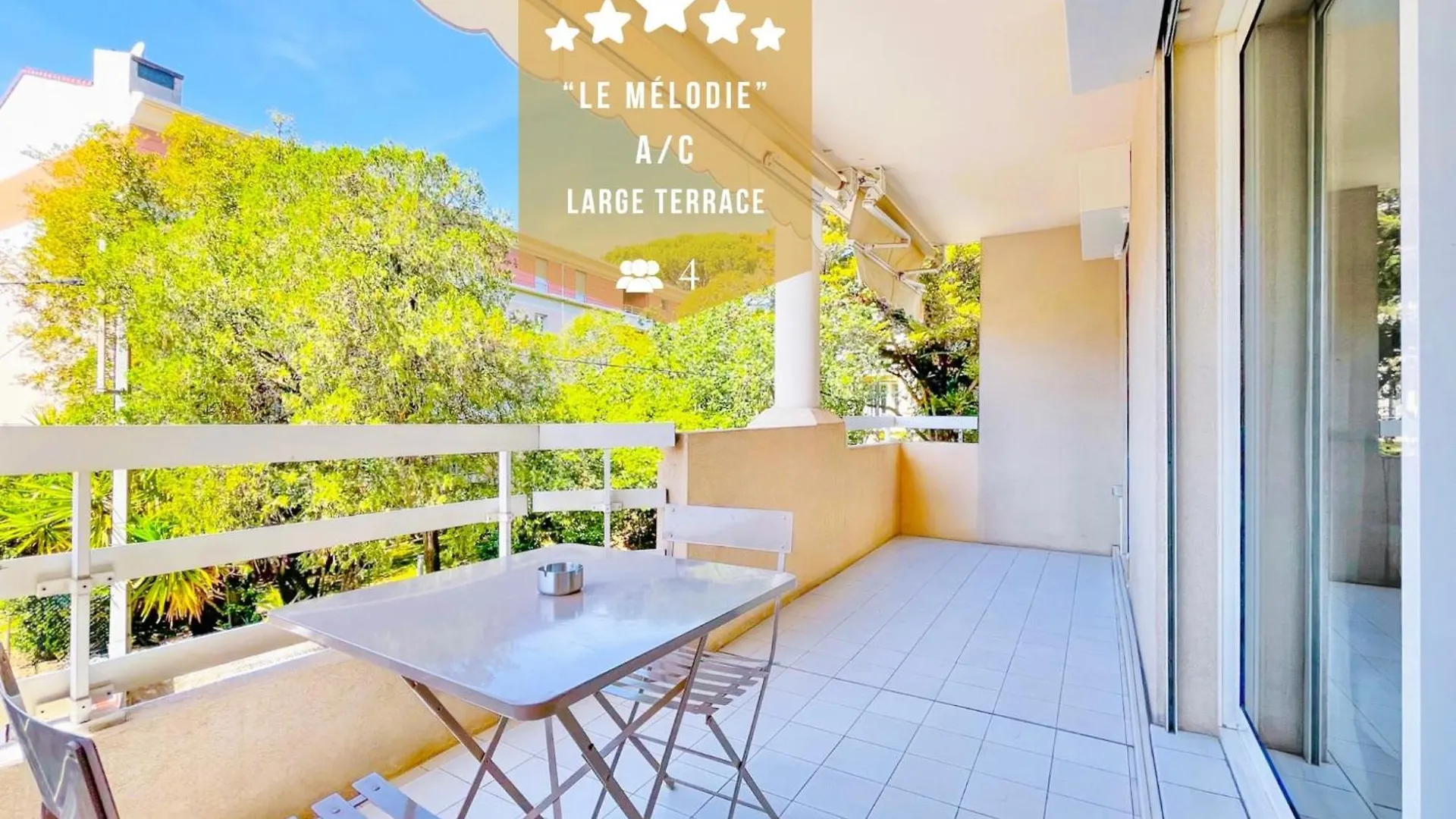 Le Cannes Melodie - Terrasse 0*,